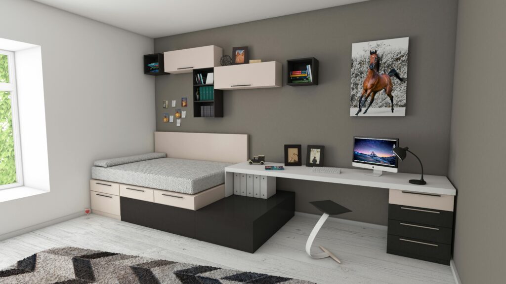 soggiorno di una casa smart